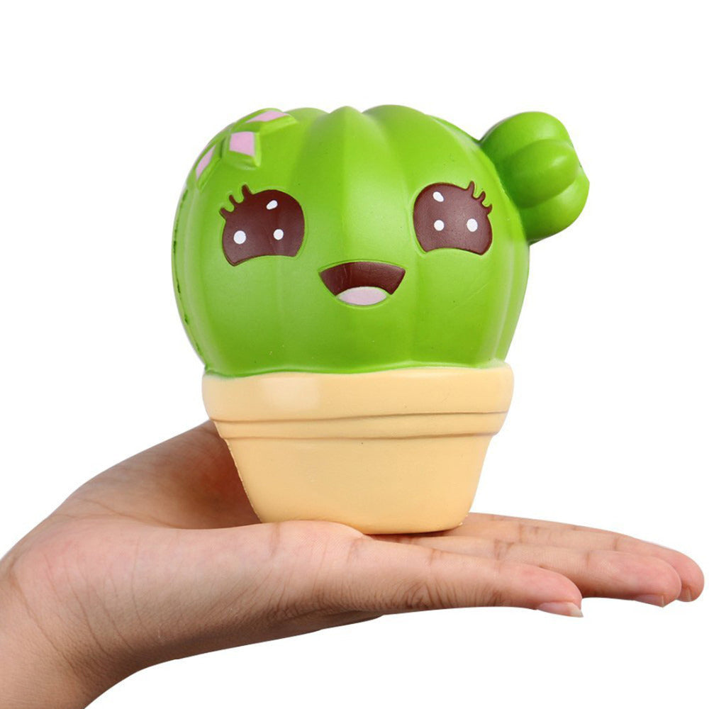 Wholesale Squishy PU Cactus Stress Relief Toy